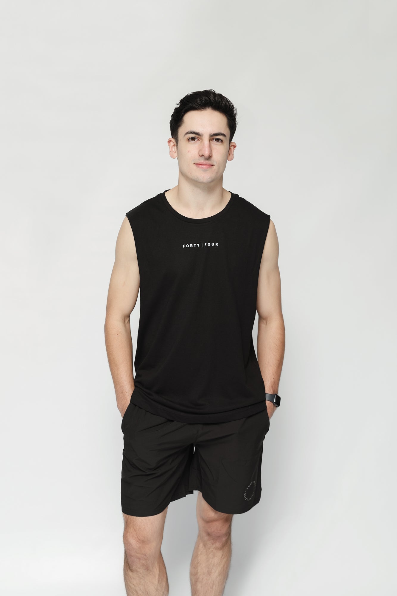 44 Ascend Tank Top Mens - Black