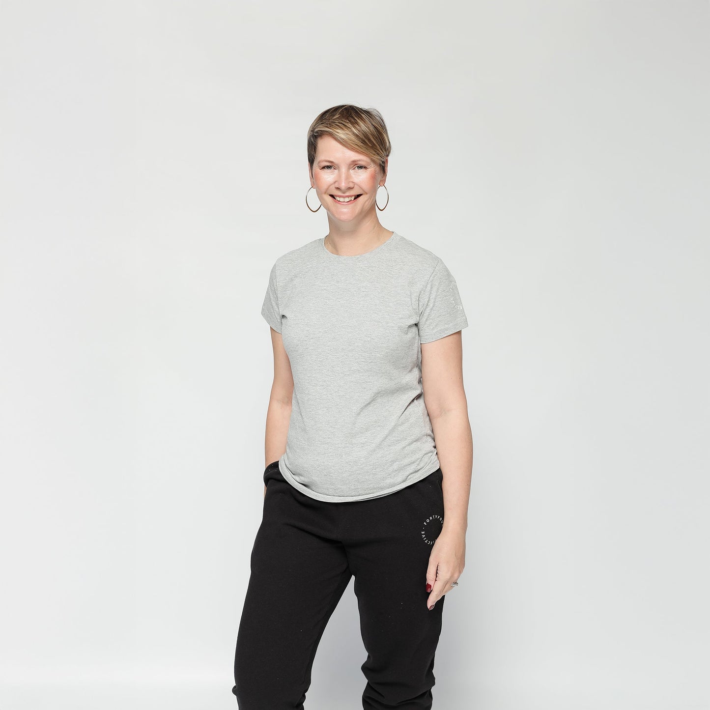 44 Essential T-Shirt Womens - Grey