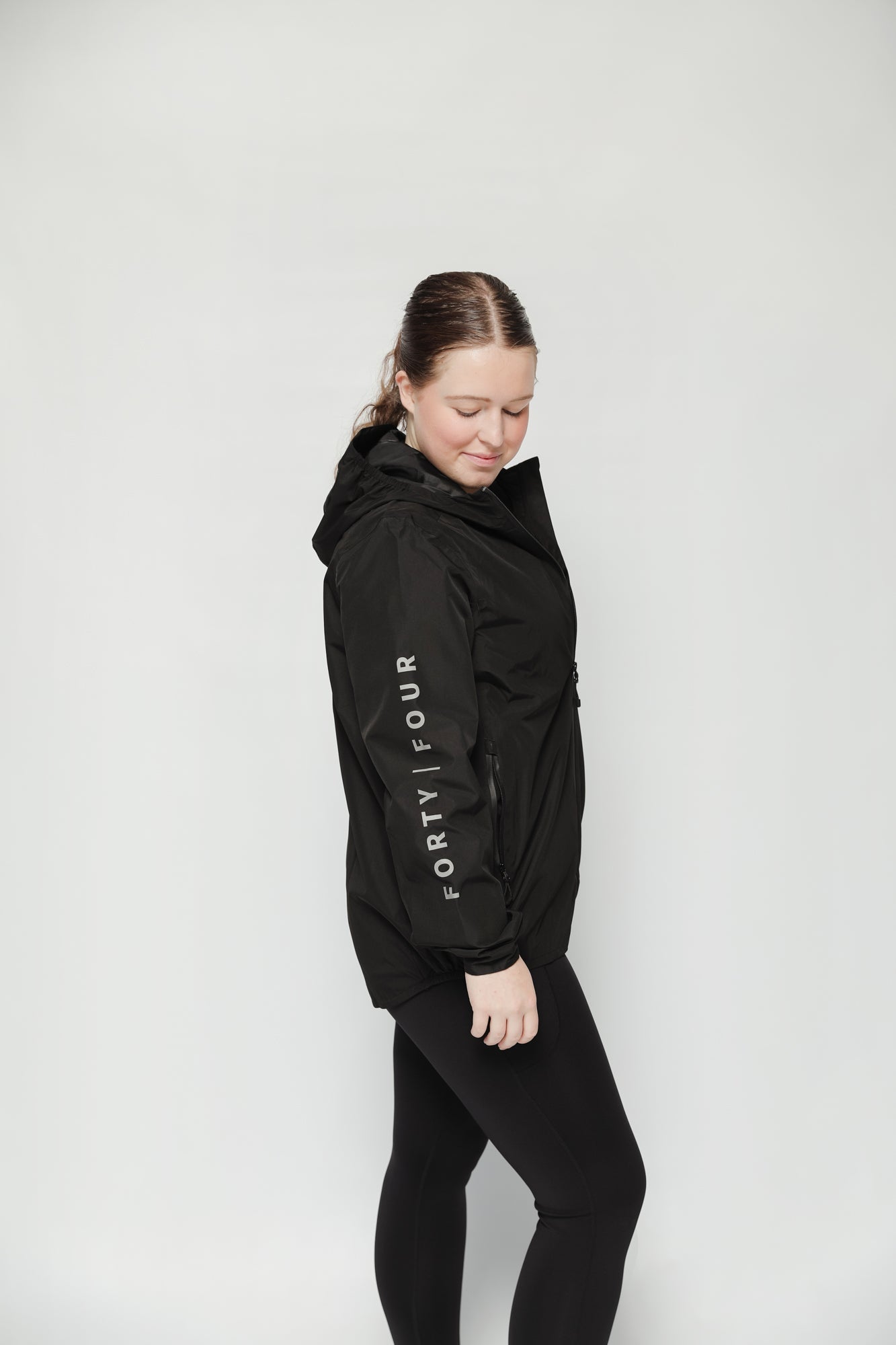 44 Essential Spray Jacket Womens - Black