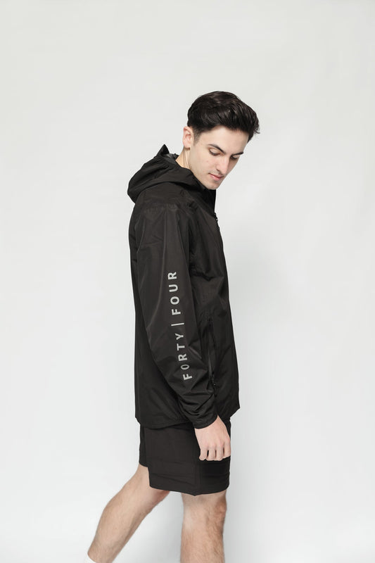 44 Essential Spray Jacket Mens - Black